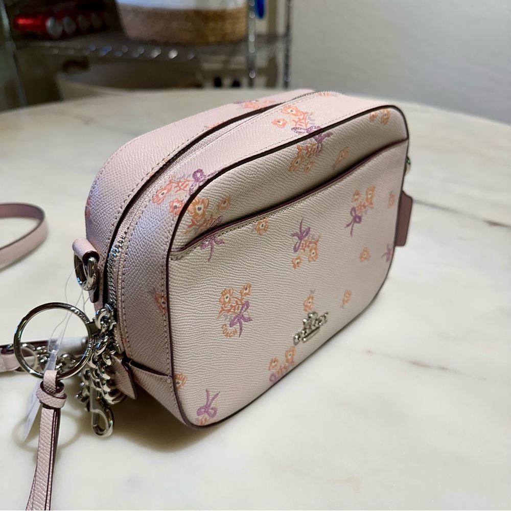 Coach Pink Floral Crossbody Bag
